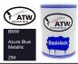 Preview: BMW, Azure Blue Metallic, 294: 500ml Lackdose, von ATW Autoteile West.